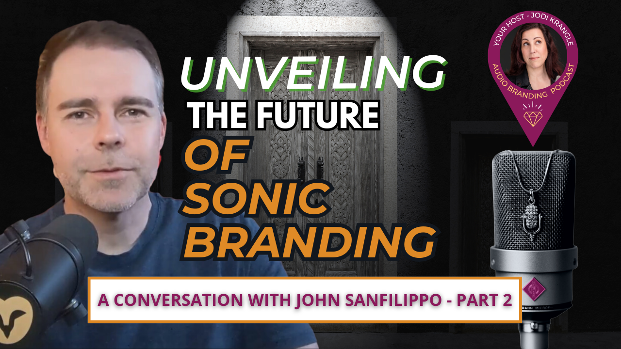 John SanFilippo and Jodi Krangle on The Audio Branding Poscast in Unveilingthe Future of Sonic Branding