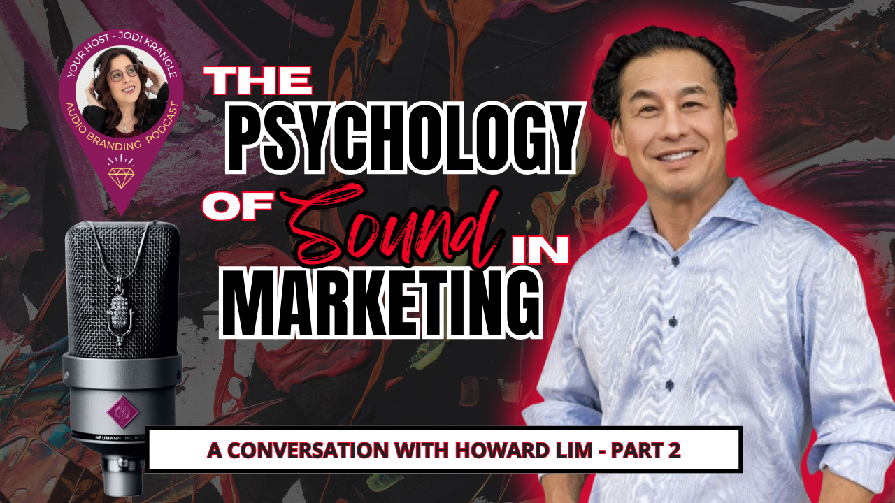 Picture of Howard Lim and Jodi Krangle in the Audio Branding Podcast