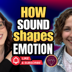 Podcast thumbnail for The Audio Branding Podcast featuring Caitlyn Trevor, with the text “How Sound Shapes Emotion” highlighting the neuroscience of sound and audio’s emotional impact.